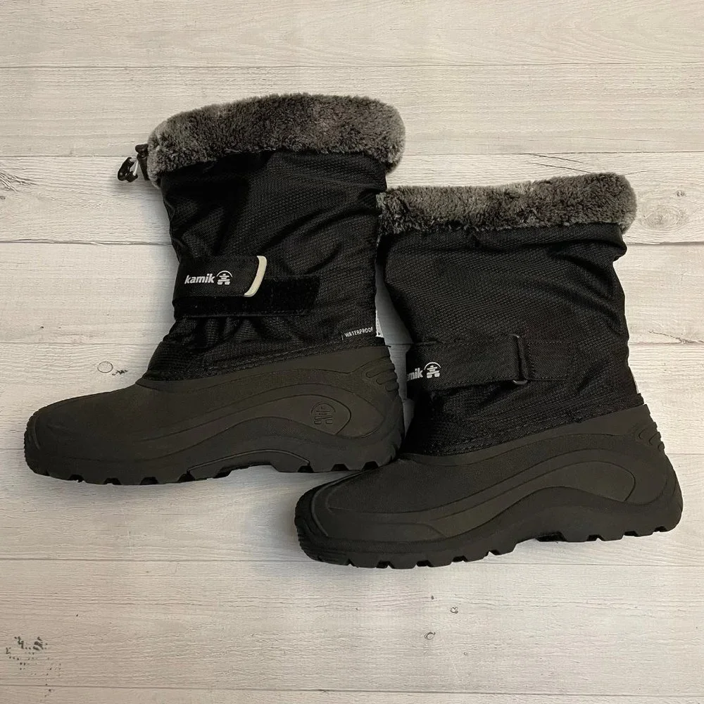Kamik big girls winter‎ snow boots size 4